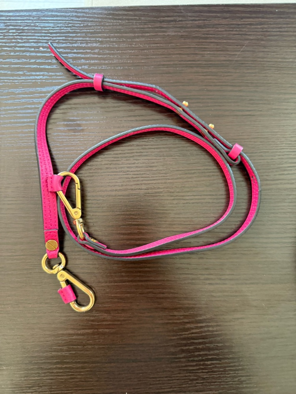 Chloé Nile Small Leather Bracelet Bag in Bright Pink with Gold Hardware - Picture 2 of 6